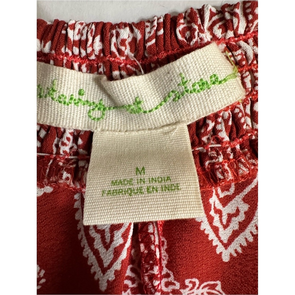 Womens Bandana Paisley Maxi Skirt Medium Bohemian Coastal Festival Coachella - Picture 6 of 9